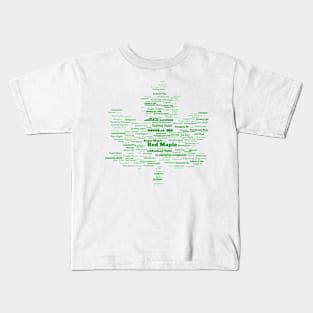 Top 10 Trees in the US Kids T-Shirt